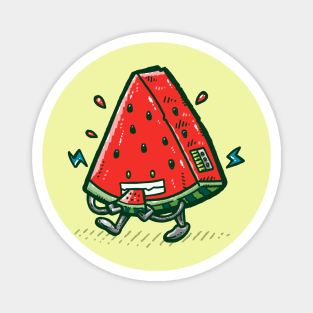 Watermelon Bot Magnet